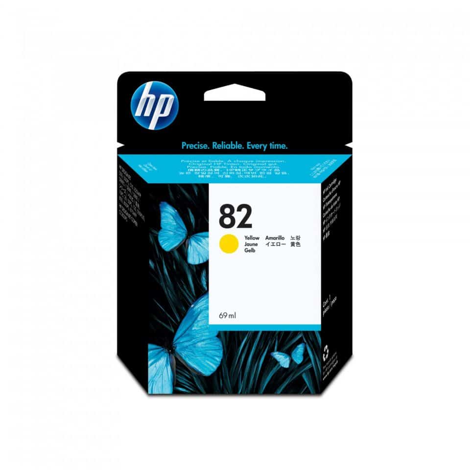HP #82 Yellow Ink Cartridge C4913A