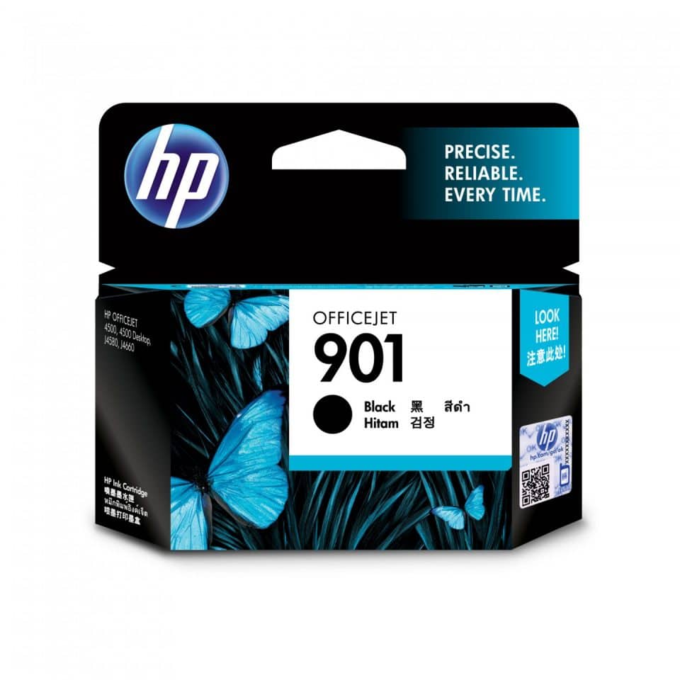 HP #901 Black Ink Cartridge CC653AA