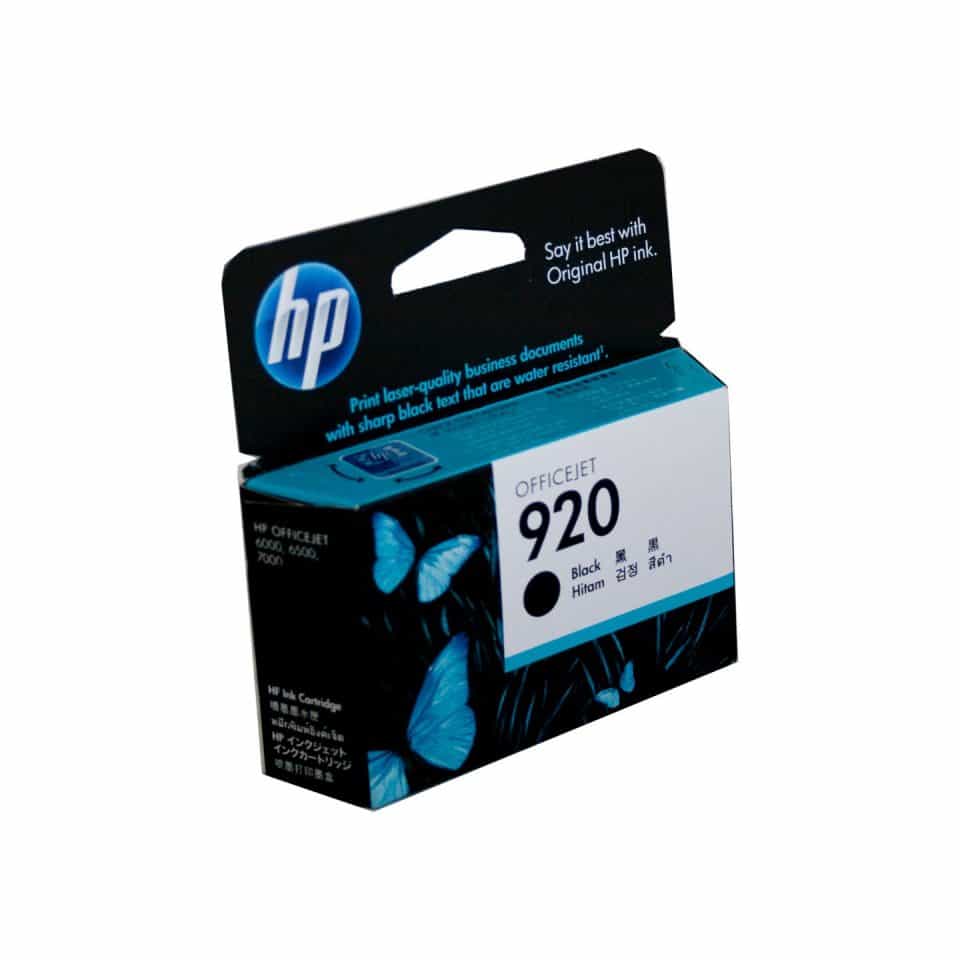 HP #920 Black Ink Cartridge CD971AA
