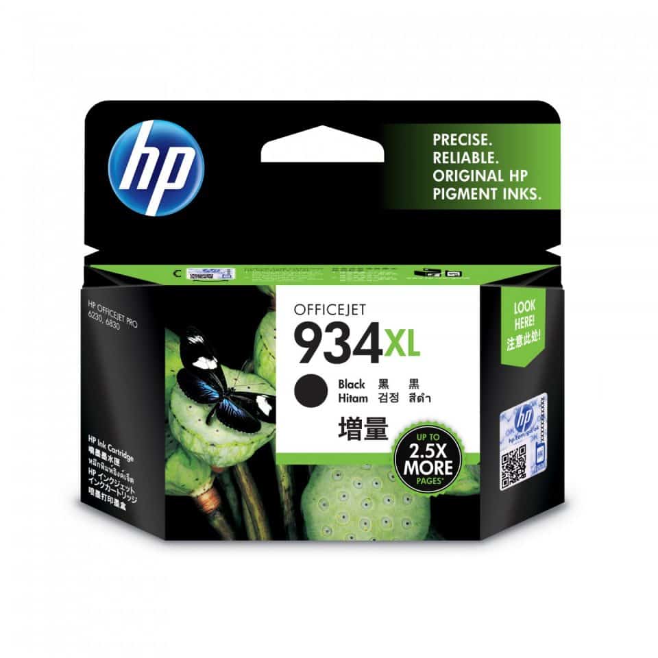 HP #934 Black XL Ink C2P23AA
