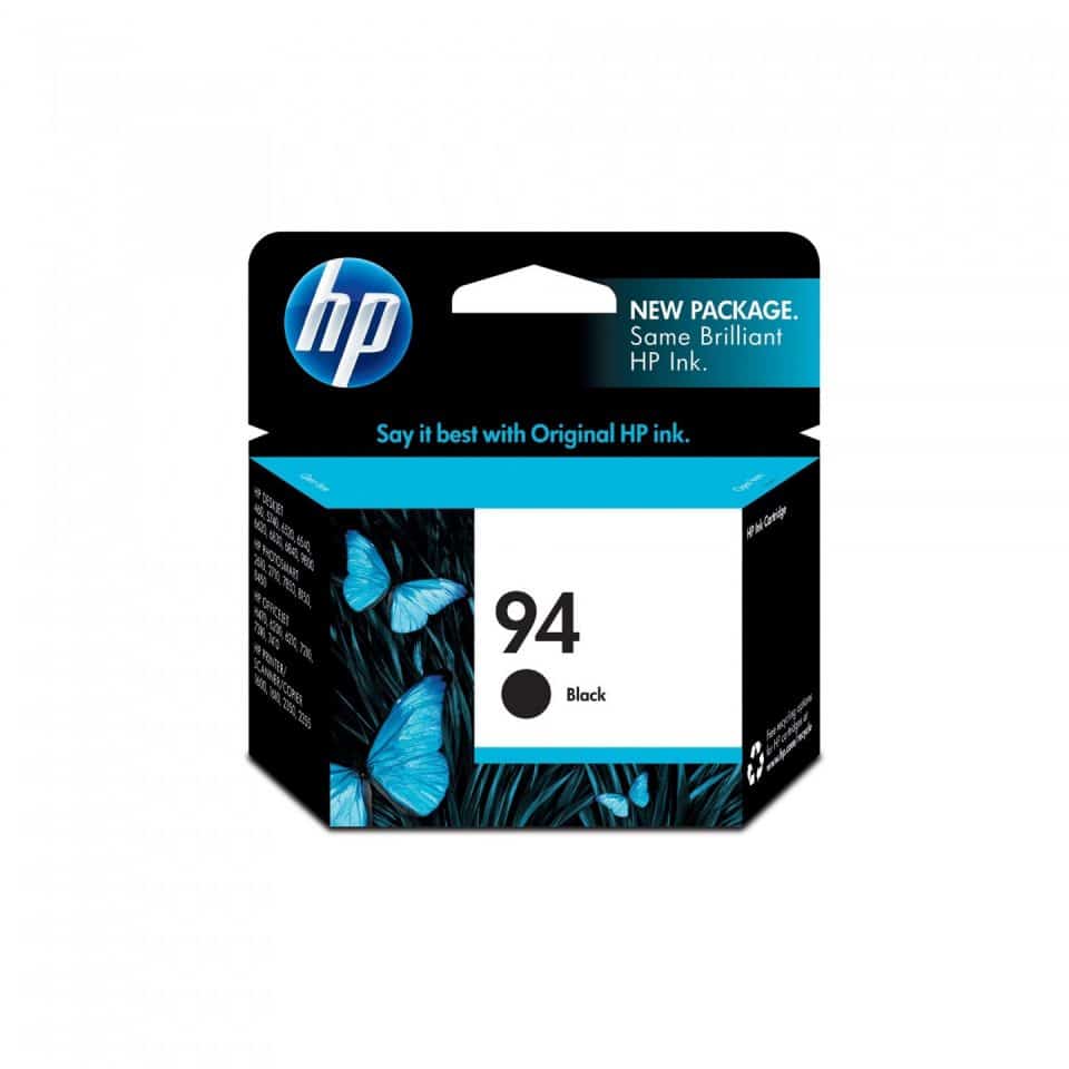 HP #94 Black Ink Cartridge C8765WA