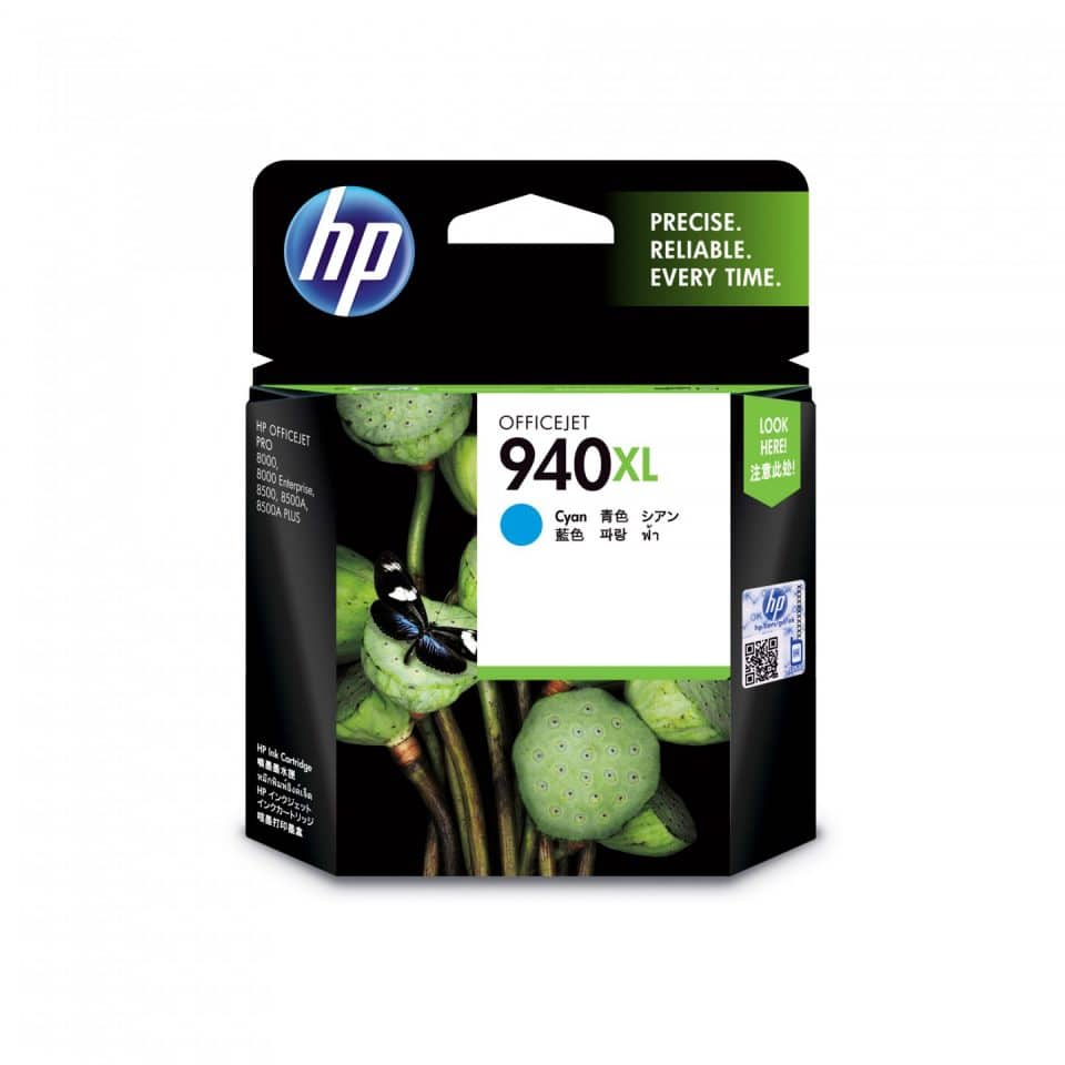 HP #940 Cyan XL Ink C4907AA