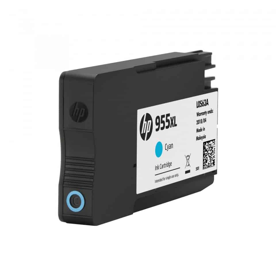 HP #955XL Cyan Ink L0S63AA
