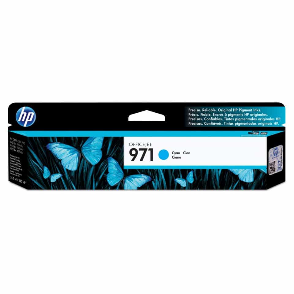 HP #971 Cyan Ink Cartridge CN622AA