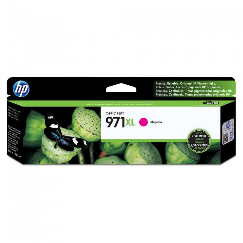 HP #971XL Magenta Ink CN627AA