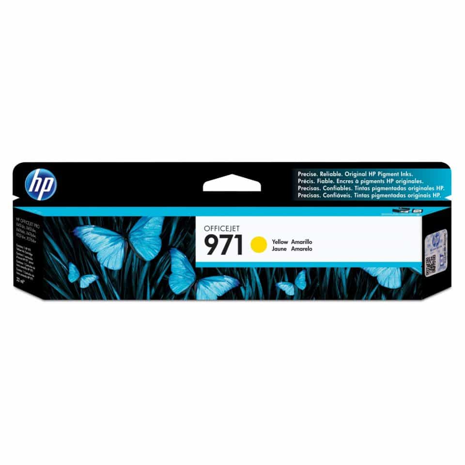 HP #971 Yellow Ink Cartridge CN624AA