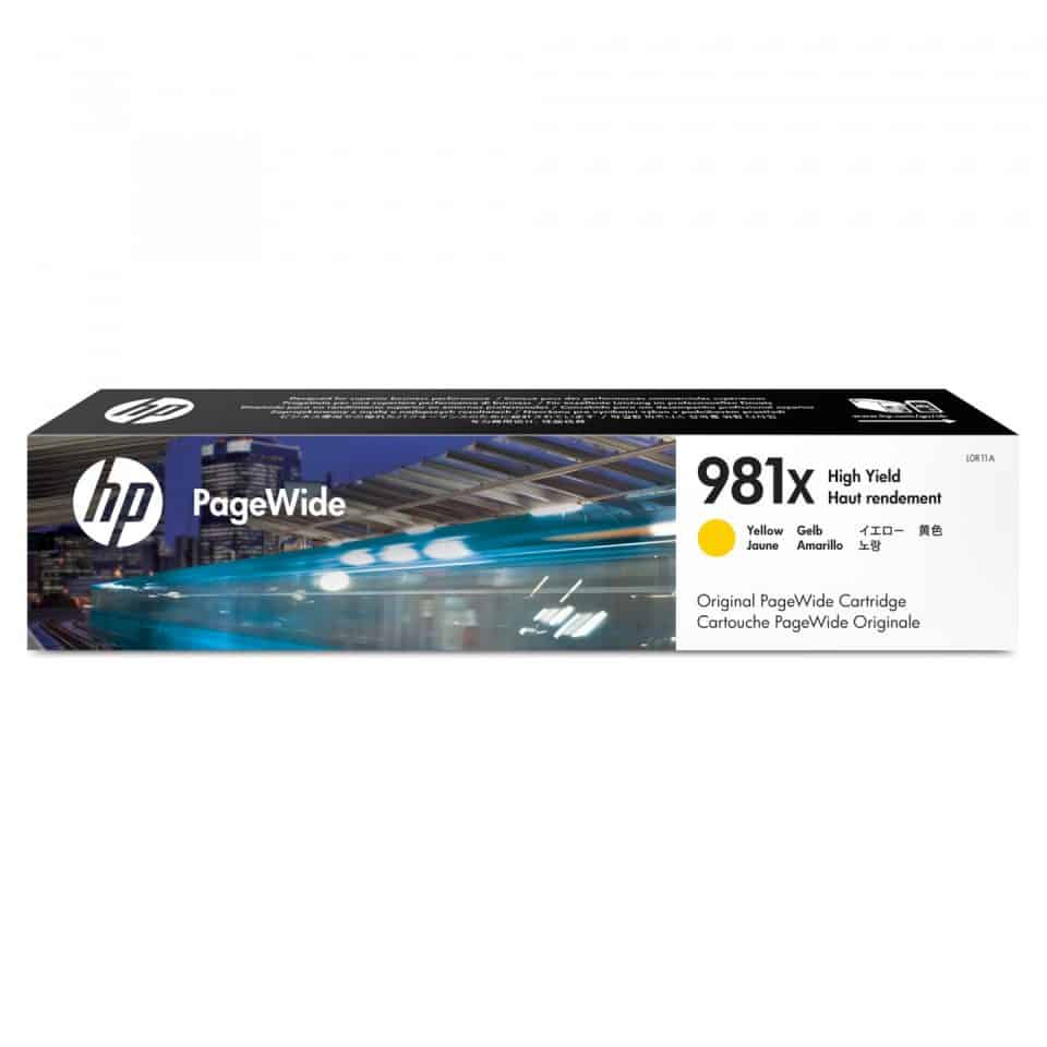 HP #981X Yellow Ink Cartridge L0R11A