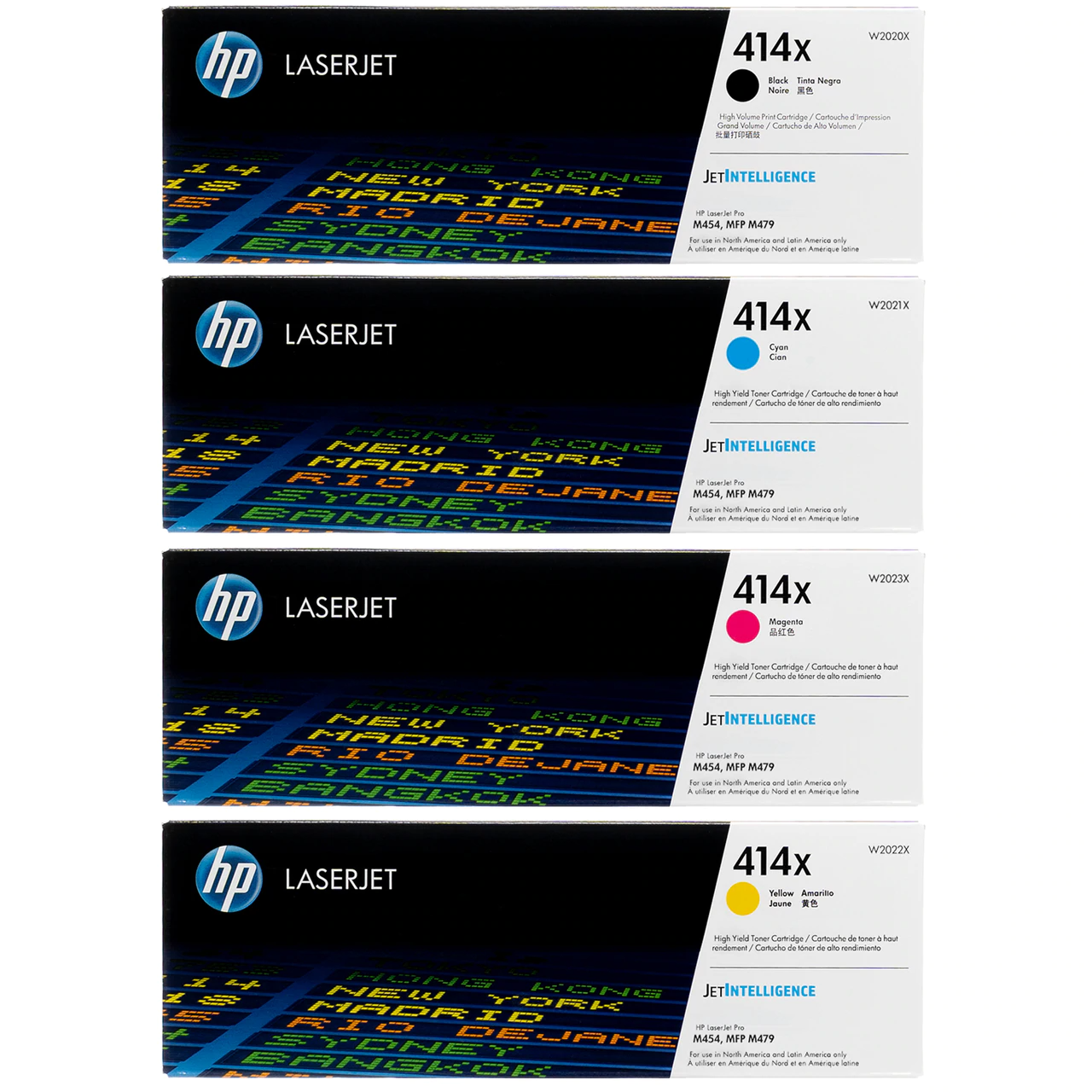 HP #414X Yellow Toner Cartridge (W2022X)