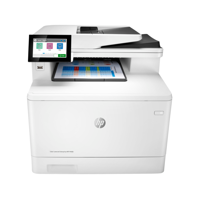 HP LaserJet Enterprise M480f Colour A4 Multifunction Printer (3QA55A)