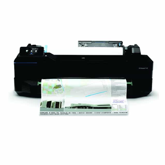 HP DesignJet T120 Printer (CQ891C) Starter Pack (Paper + Inks Included)