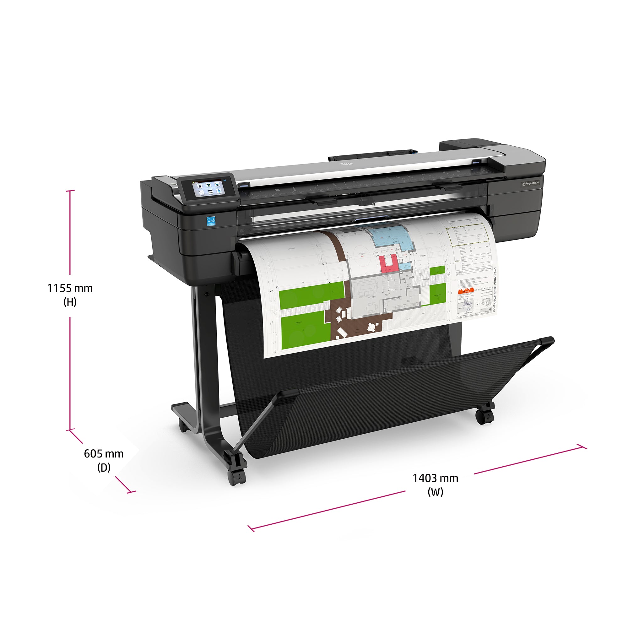 HP DesignJet T830 36-inch Multifunction Printer (F9A30E)