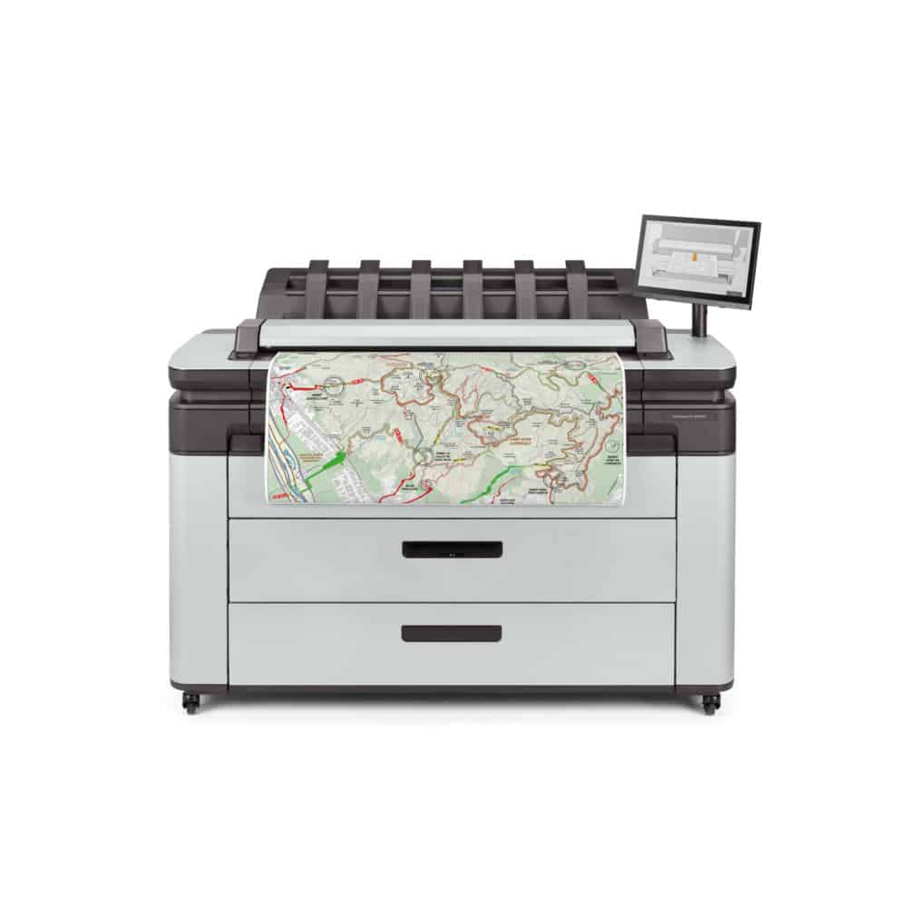 HP DesignJet XL 3600 36-inch Dual Roll PostScript Multifunction Printer (6KD26A)