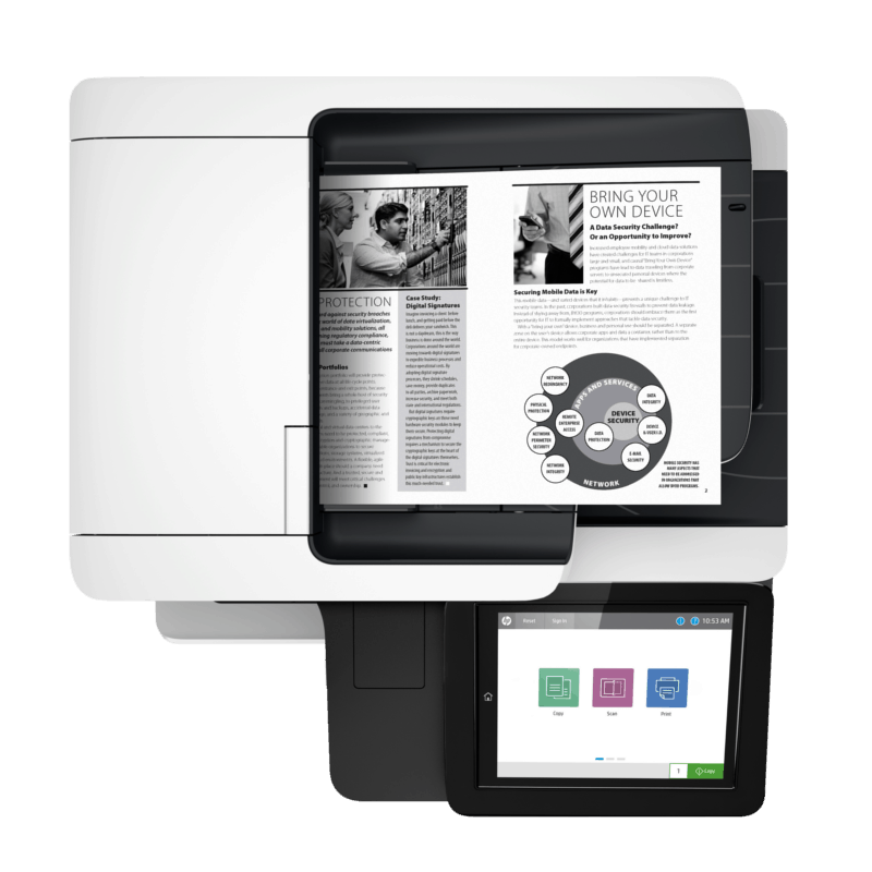 HP LaserJet Managed E52645c Mono A4 Multifunction Printer