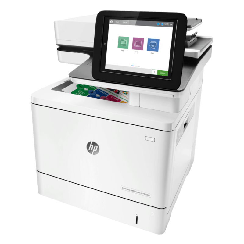 HP LaserJet Managed E57540c Colour A4 Multifunction Printer