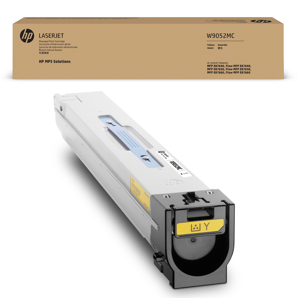 HP Yellow Managed LJ Toner Cartridge - 52k page yield (W9052MC)