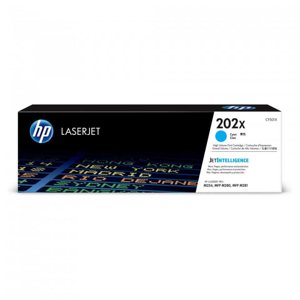HP #202X Cyan Toner CF501X