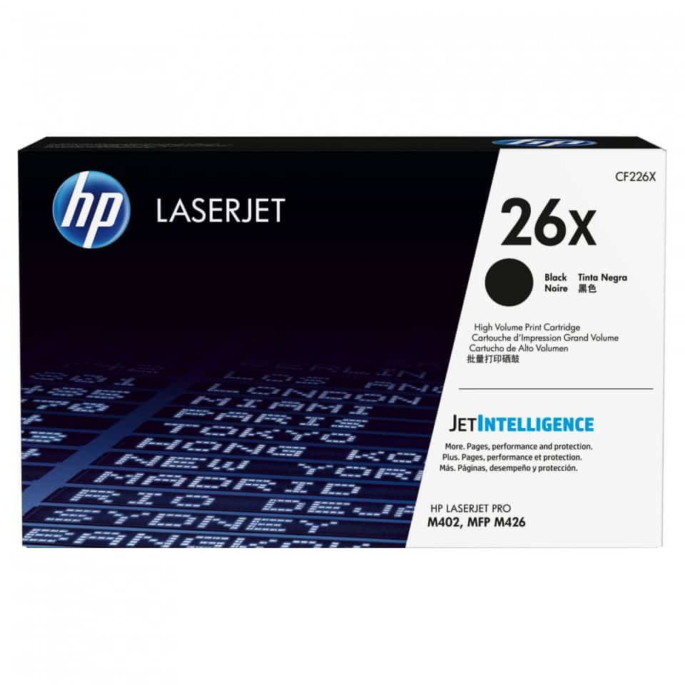 HP #26X Black Toner CF226X