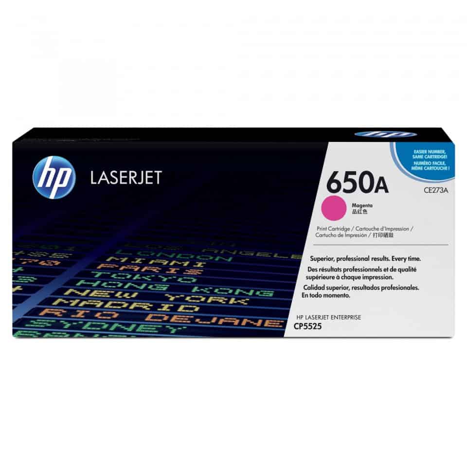 HP #650A Magenta Toner CE273A