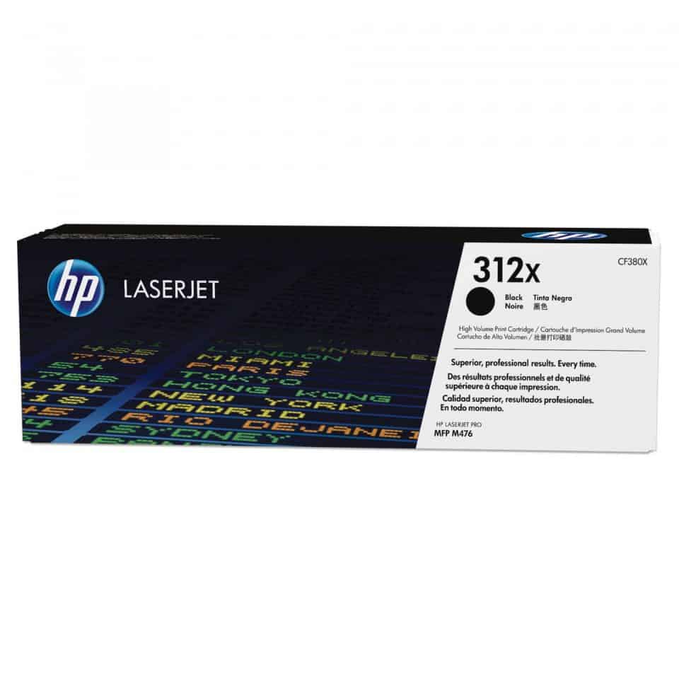 HP #312X Black Toner CF380X