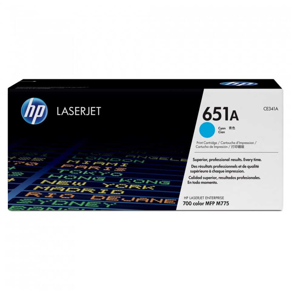 HP #651A Cyan Toner CE341A