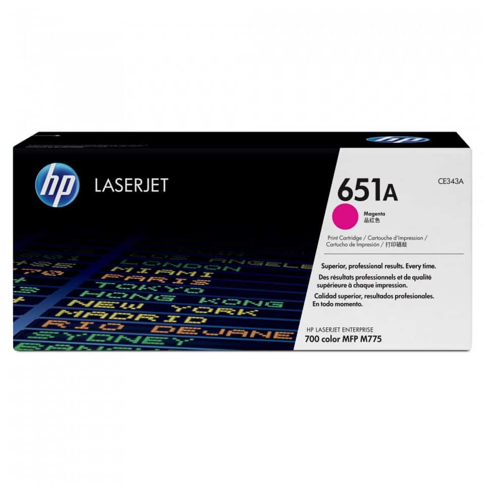 HP #651A Magenta Toner CE343A