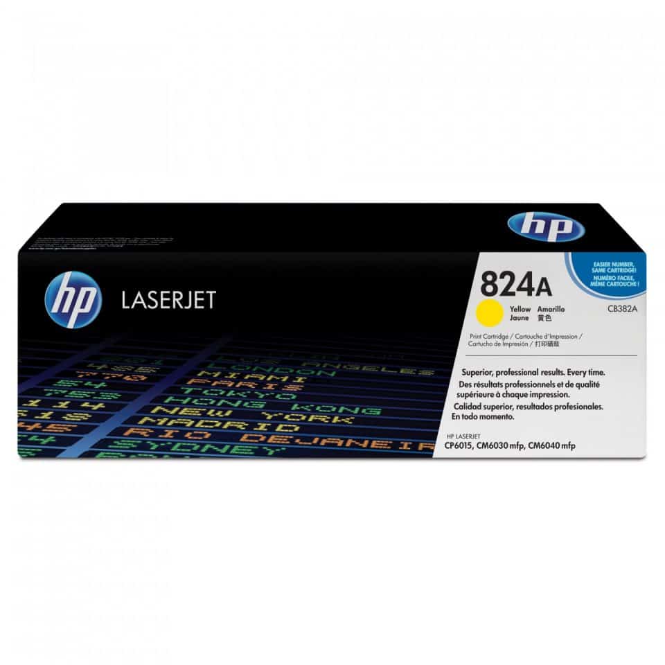 HP #824A Yellow Toner CB382A
