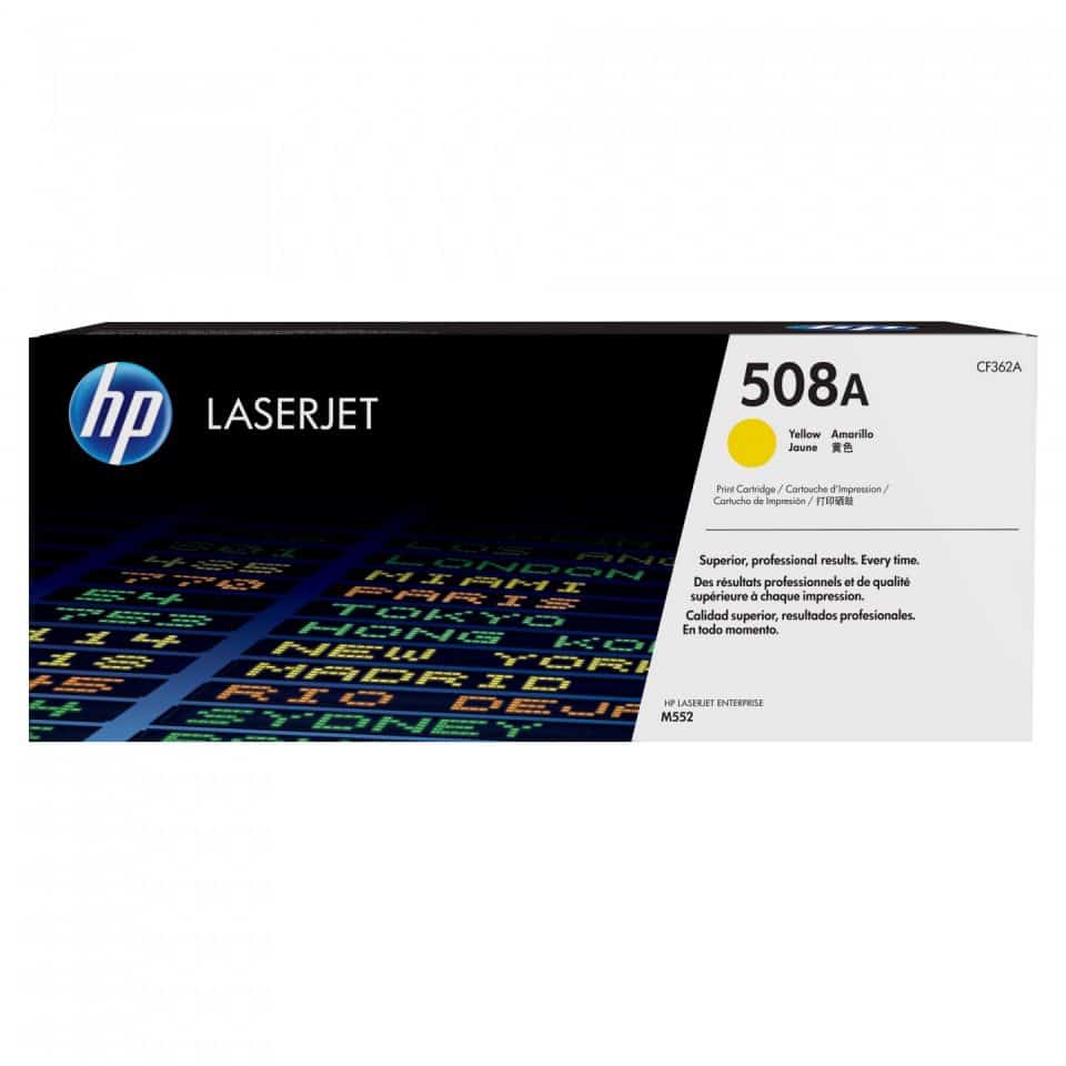 HP #508A Yellow Toner CF362A