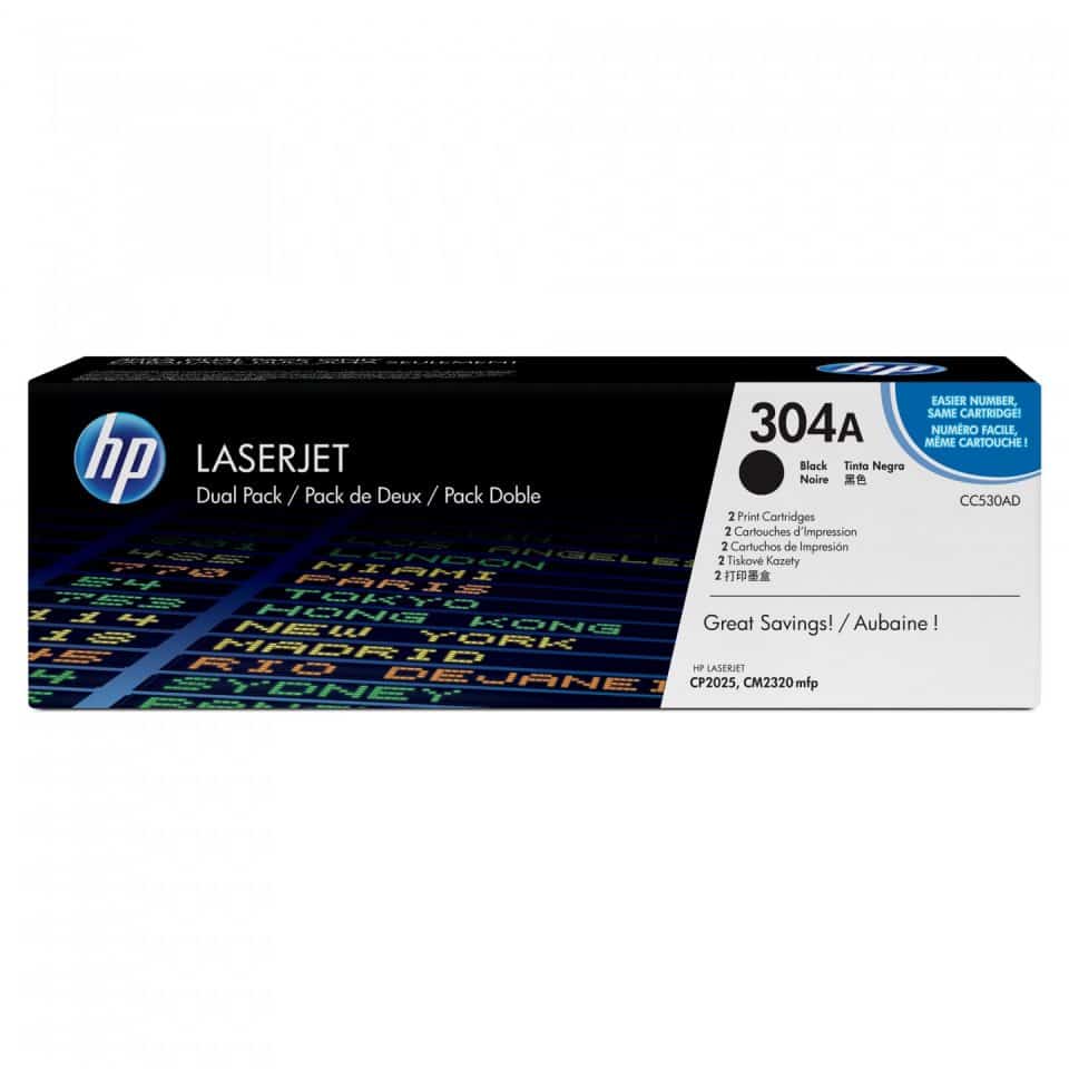 HP #304A Twin Pack CC530AD