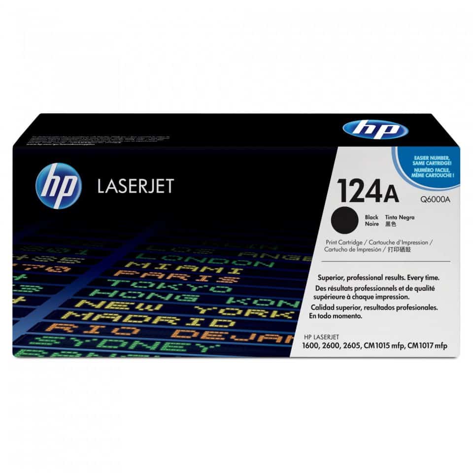 HP #124A Black Toner Q6000A
