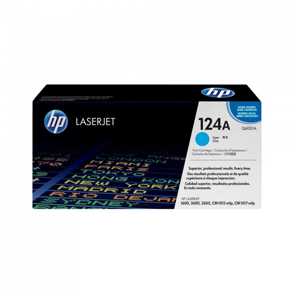 HP #124A Cyan Toner Q6001A