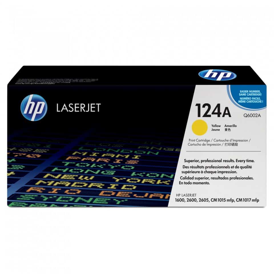 HP #124A Yellow Toner Q6002A