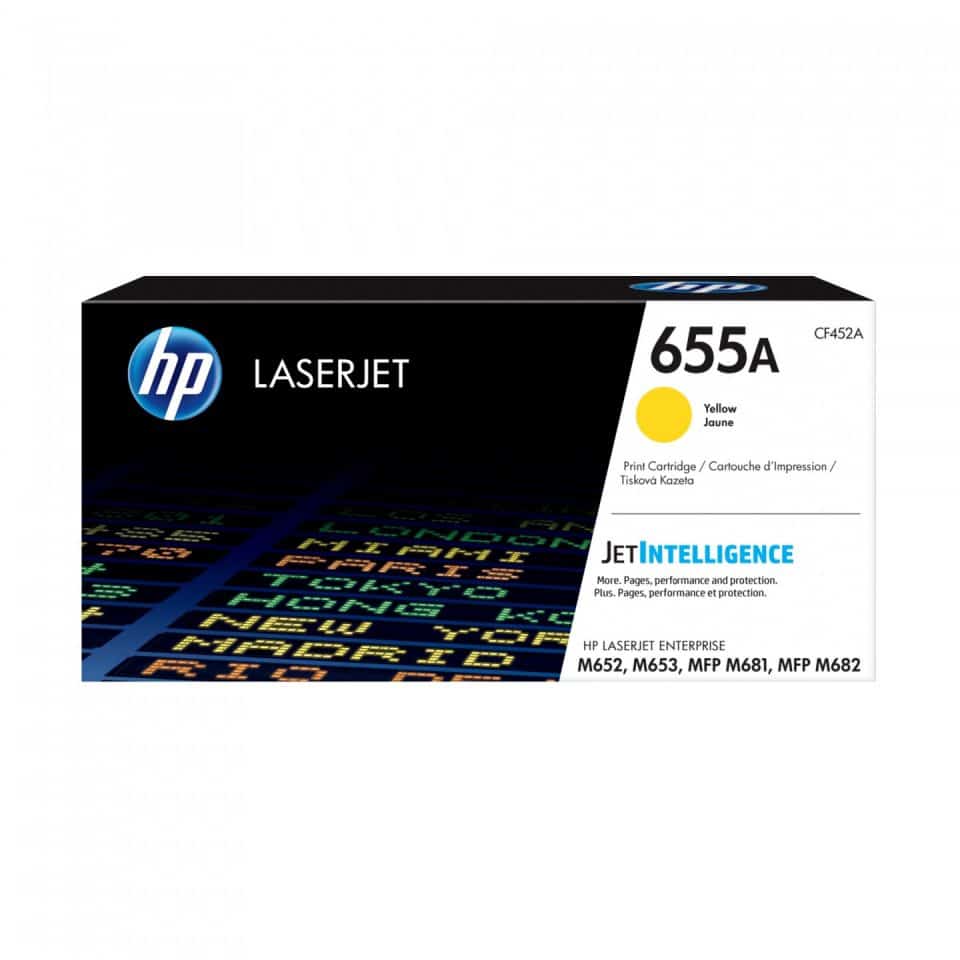 HP #655A Yellow Toner CF452A