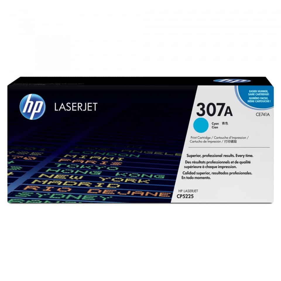 HP #307A Cyan Toner CE741A