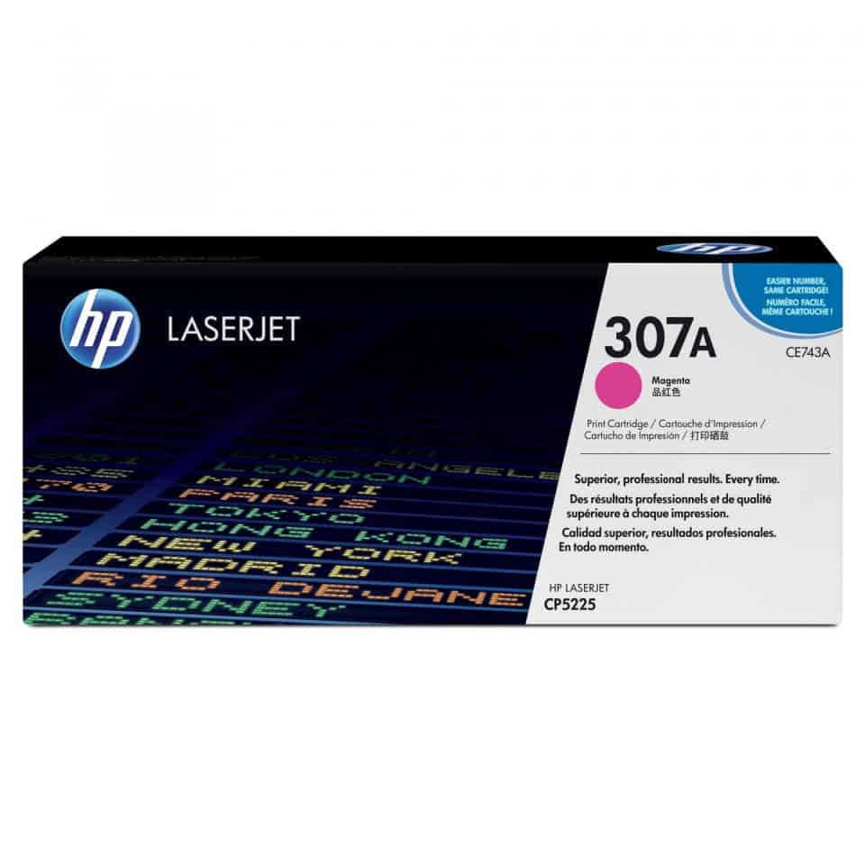 HP #307A Magenta Toner CE743A