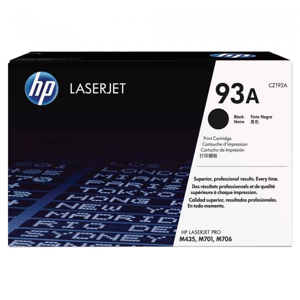 HP #93A Black Toner CZ192A