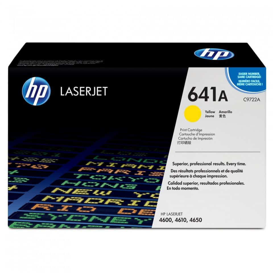 HP #641A Yellow Toner C9722A