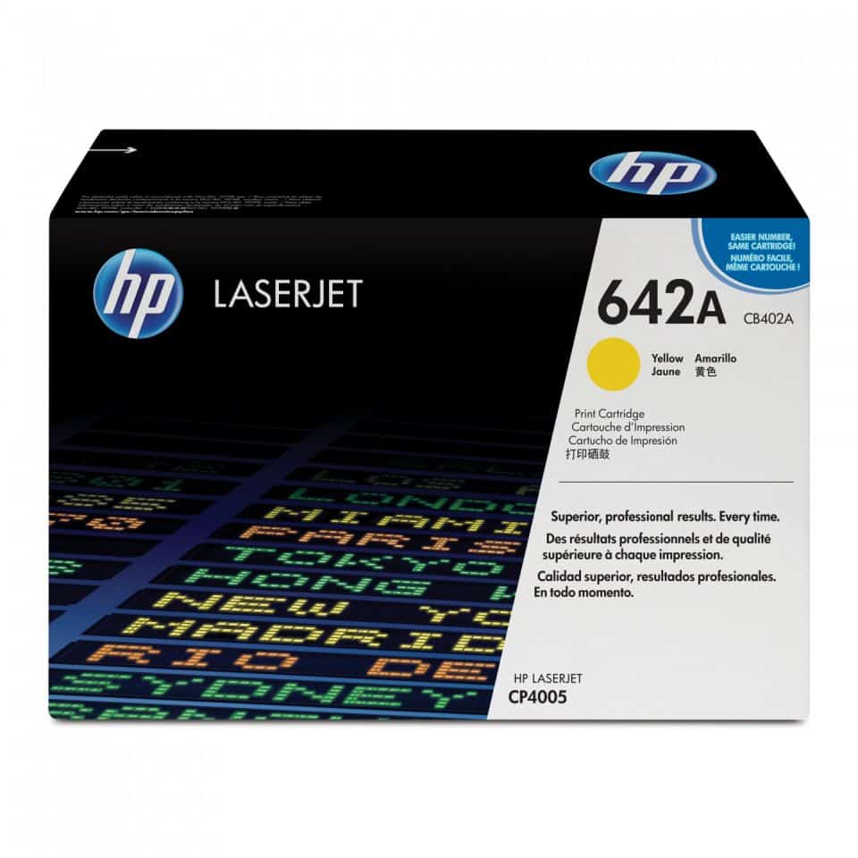 HP #642A Yellow Toner CB402A