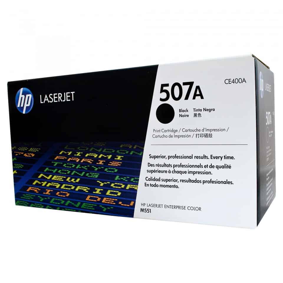 HP #507A Black Toner CE400A