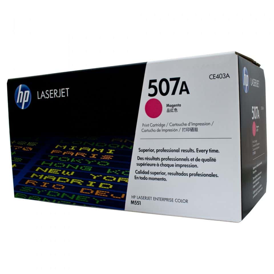 HP #507A Magenta Toner CE403A