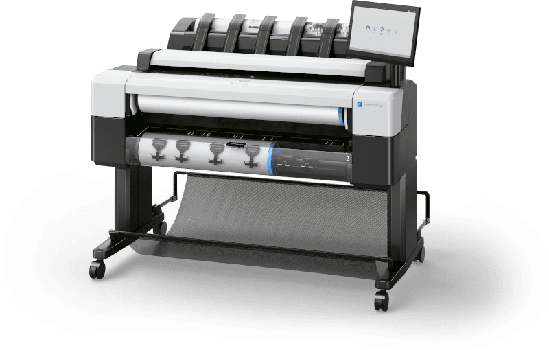 HP DesignJet T2600dr 36-in PostScript Multifunction Printer Plus Edition - Build Connected (3EK15D)