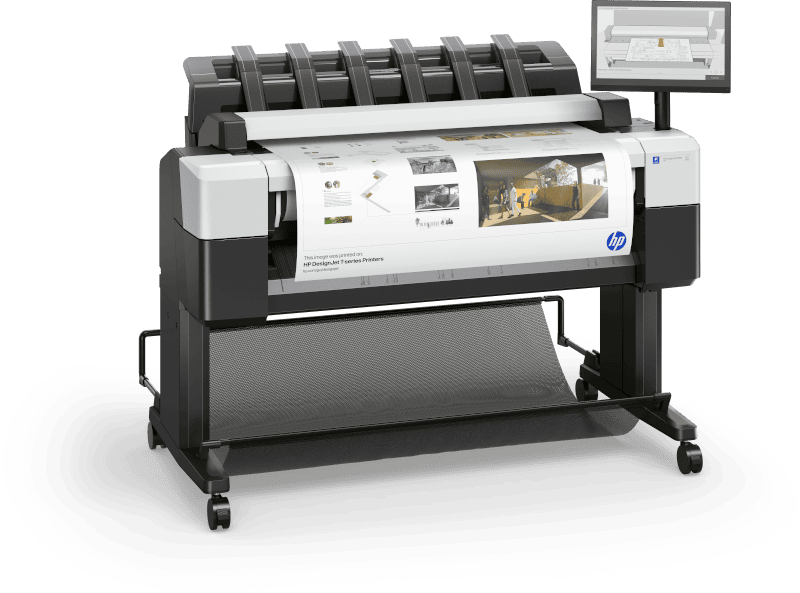 HP DesignJet T2600dr 36-in PostScript Multifunction Printer Plus Edition - Build Connected (3EK15D)