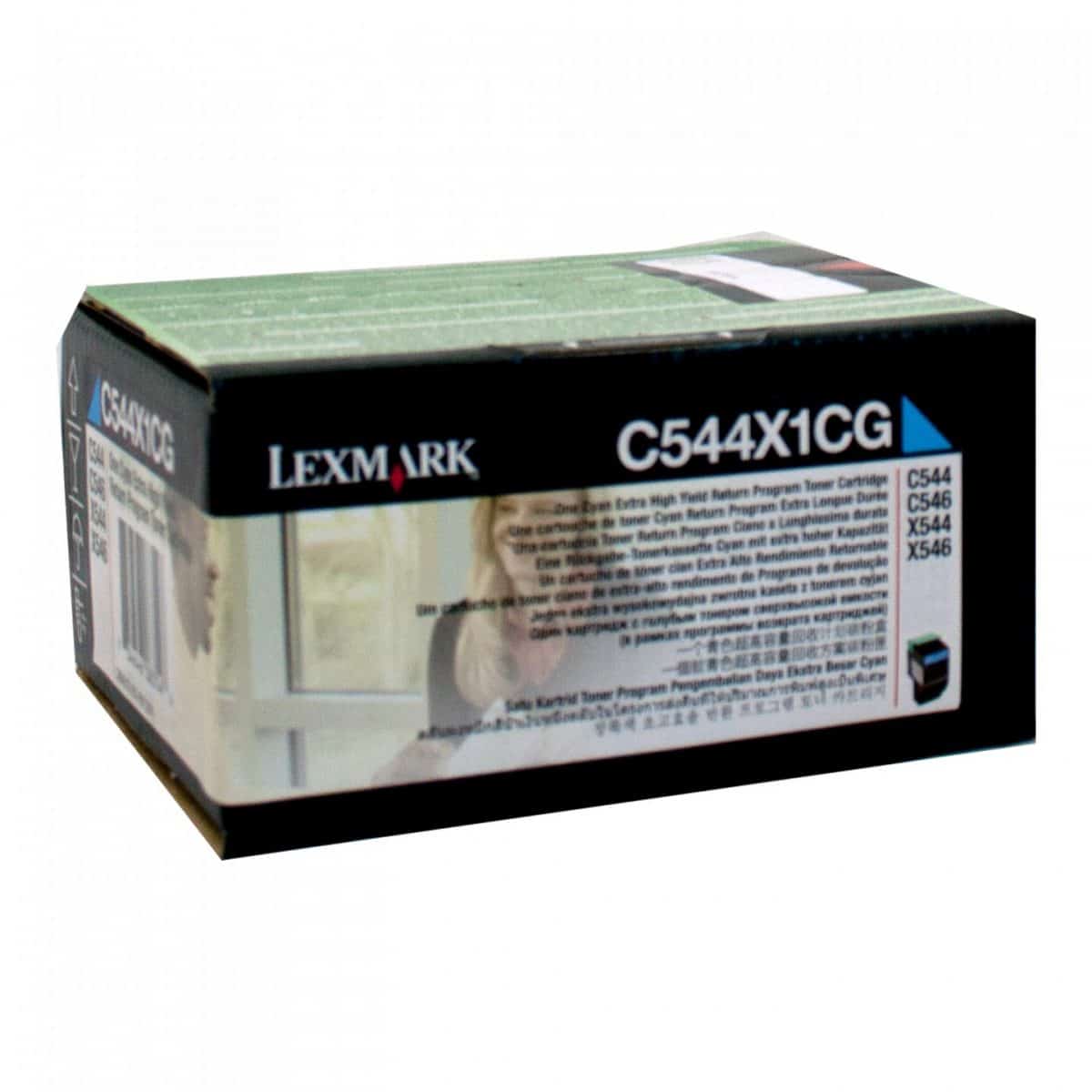 Lexmark C544X1CG Cyan Toner