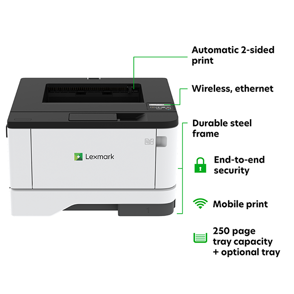 Lexmark M1342 Mono Printer A4