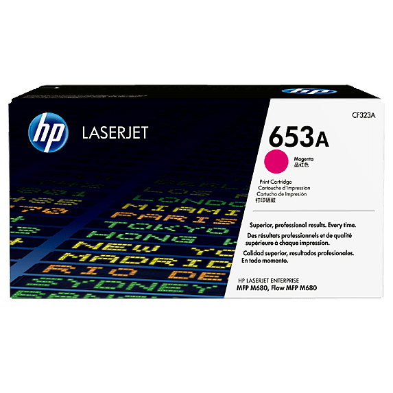 HP 653A Magenta Toner Cartridge - 16.5k page yield (CF323A)