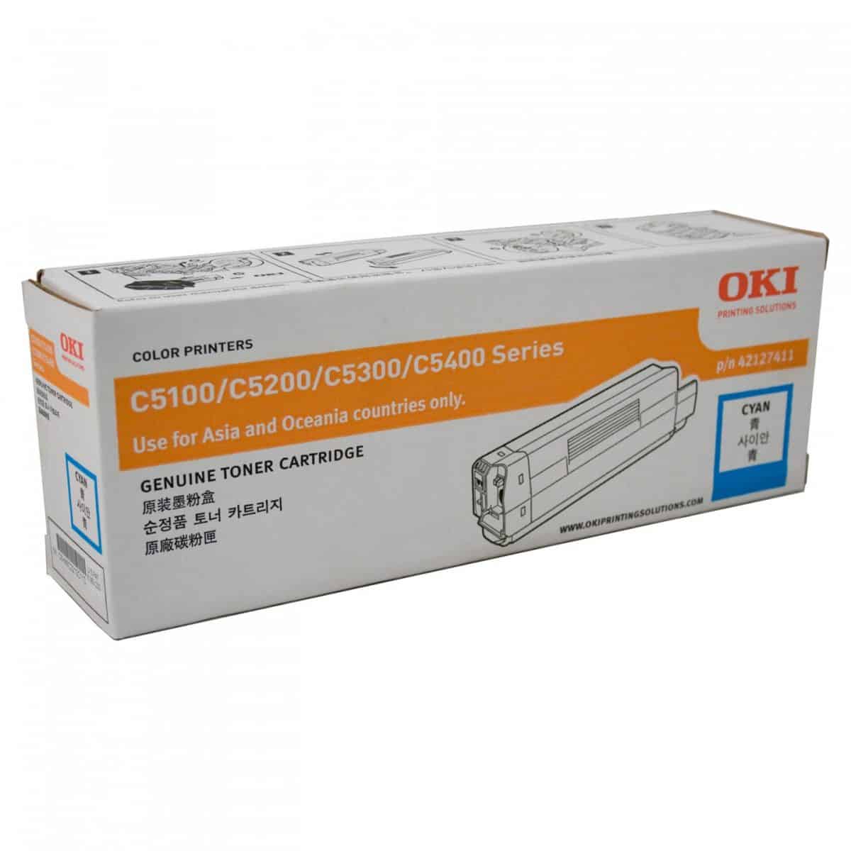 Oki C5100/C5300 Cyan Toner