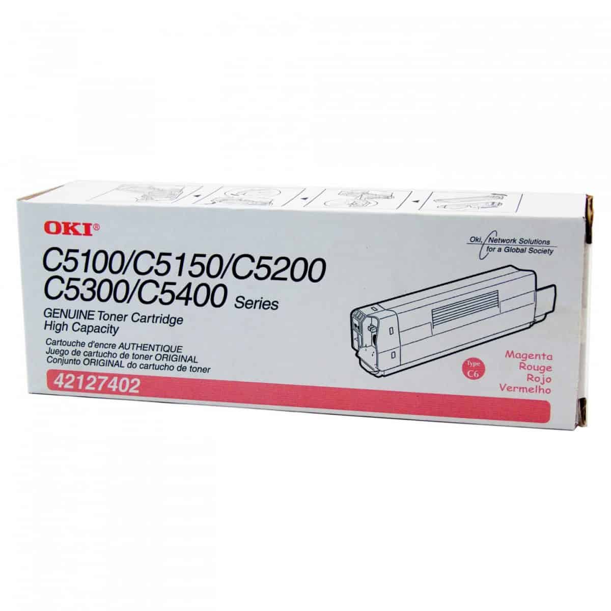 Oki C5100/C5300 Magenta Toner