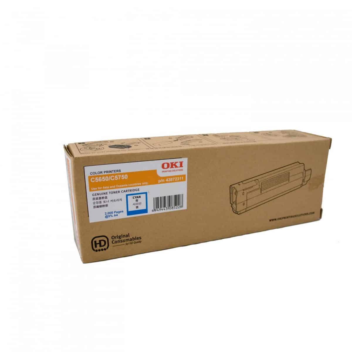 Oki C5650 Cyan Toner