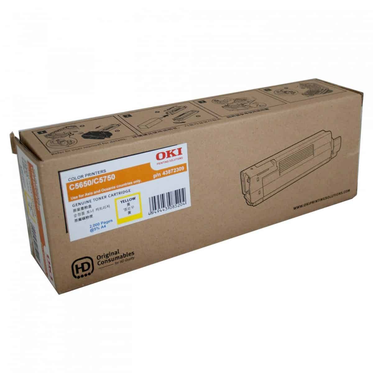 Oki C5650 Yellow Toner