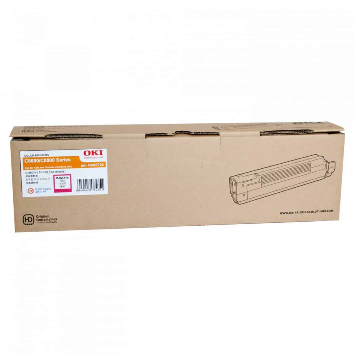 Oki C8600 High Yield Magenta Toner