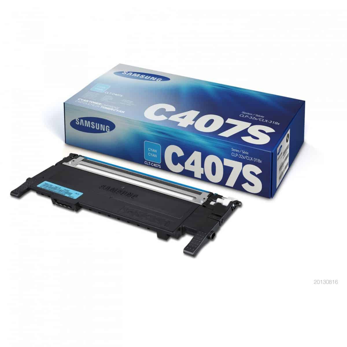 Samsung CLTC407S Cyan Toner